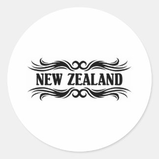 Sticker Rond Tribal Nouvelle-Zélande