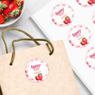 Sticker Rond Tribu de la Mariée reconnaissante aux Baies Pique-