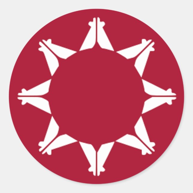 Sticker Rond tribu Lakota (Devant)