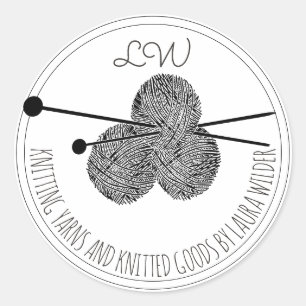 Sticker Rond Tricot Whimsical