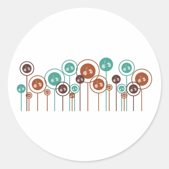 Sticker Rond Tricots (Devant)