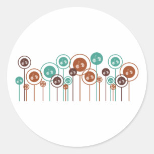 Sticker Rond Tricots