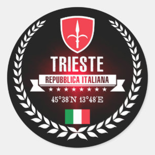 Sticker Rond Trieste