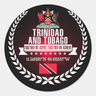 Sticker Rond Trinité-et-Tobago