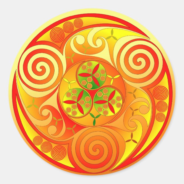 Sticker Rond Trinity Bui (Devant)