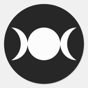 Sticker Rond Triple Déesse