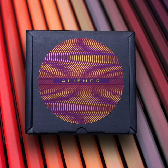 Sticker Rond Trippy custom (Créateur téléchargé)