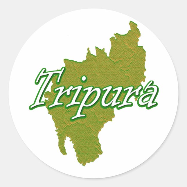 Sticker Rond Tripura (Devant)