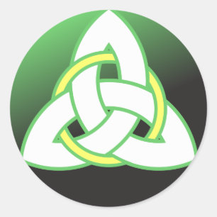 Sticker Rond Triquetra Celtic Trinity Knot