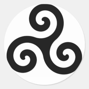 Sticker Rond Triskele