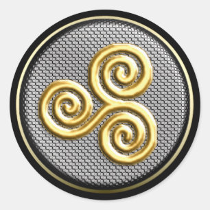 Sticker Rond Triskele
