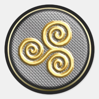 Sticker Rond Triskele