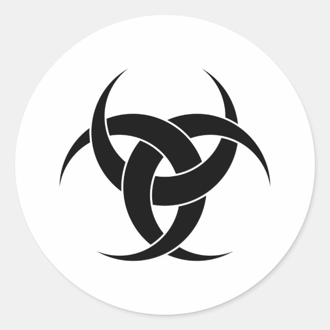 Sticker Rond Trois Crescents (Devant)