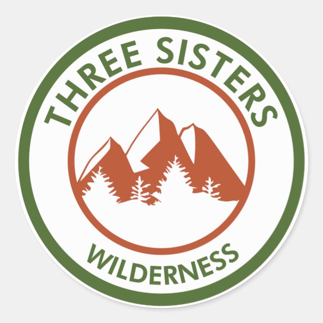 Sticker Rond Trois Soeurs Wilderness (Devant)
