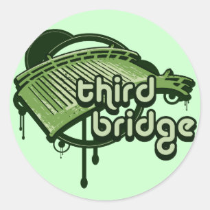 Sticker Rond troisième pont. green&forest.