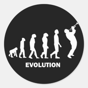 Sticker Rond Trompette