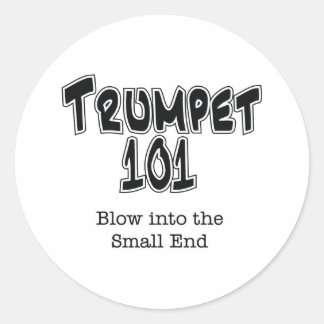 Sticker Rond Trompette 101