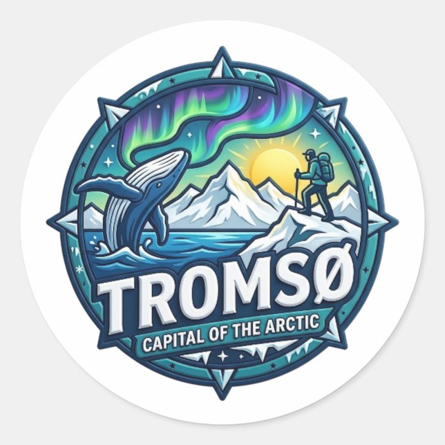 STICKER ROND TROMSO (Devant)