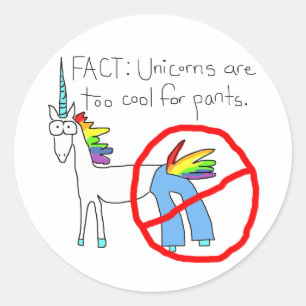 Sticker Rond Trop Cool Pour Les Pantalons