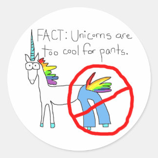 Sticker Rond Trop Cool Pour Les Pantalons