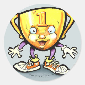 Sticker Rond Trophée