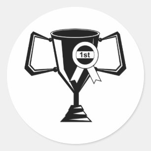 Sticker Rond Trophée des gagnants