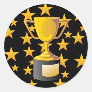 STICKER ROND TROPHIES