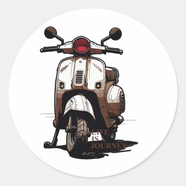 Sticker Rond Trottinette (Devant)