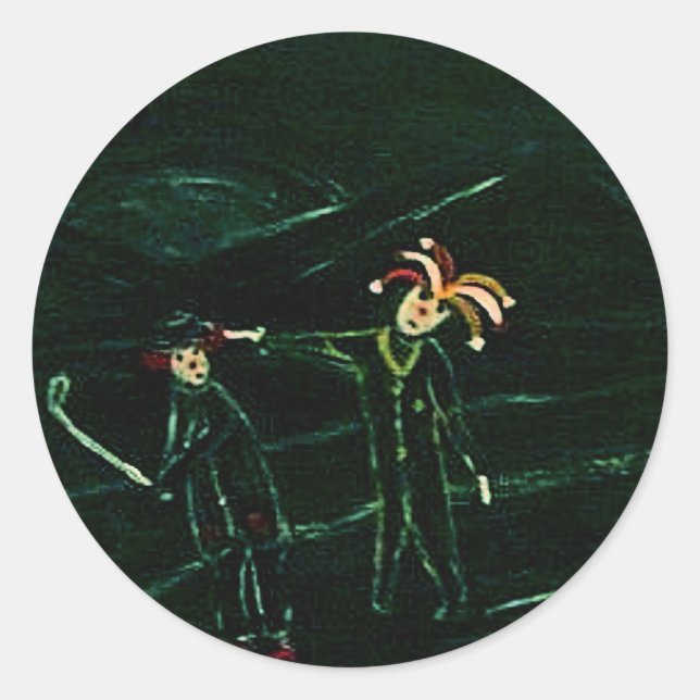 STICKER ROND TROU 7 (Devant)