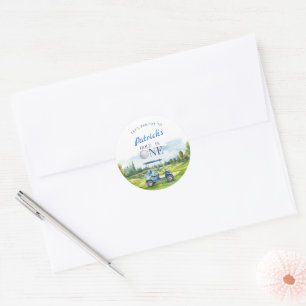 Sticker Rond Trou en un golf 1er anniversaire