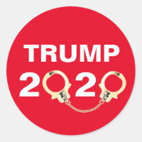 Trump 2020 avec menottes