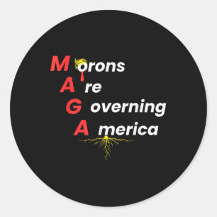Sticker Rond Trump 2024