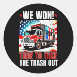 Sticker Rond Trump 2024 Nous gagnons Victory Inauguration 2025 