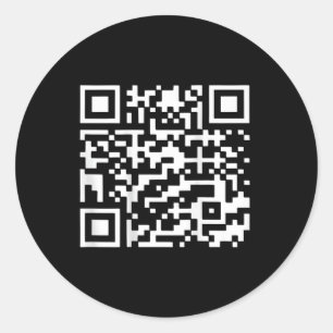 Sticker Rond Trump 2024 Qr 4547 Tee Trump Dancing Code