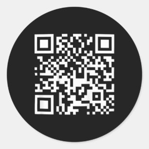 Sticker Rond Trump 2024 Qr 4547 Tee Trump Dancing Code 1