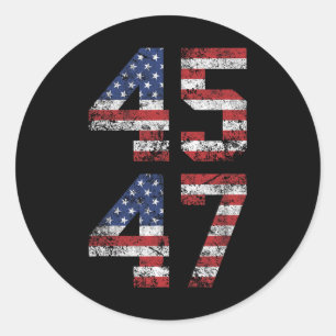 Sticker Rond Trump 2024 Vintage - Clic Fit