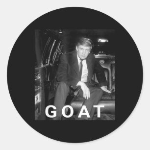 Sticker Rond Trump 2025 Jeune Trump
