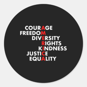 Sticker Rond Trump Arrêtez De Prétendre Que Votre Racisme Est L