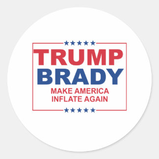 Sticker Rond Trump Brady 2016 : Rendre l'inflation à l'Amérique