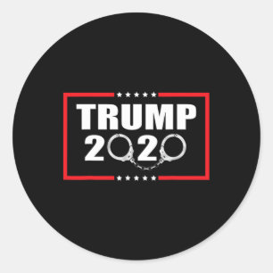Sticker Rond Trump - Destituer