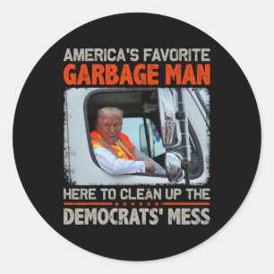 Sticker Rond Trump Élection 2024 Fière D'Être Un Grand Vote Tru