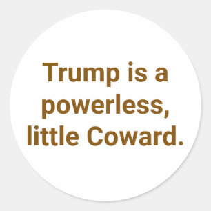 Sticker Rond Trump est un Artjunkhaus de Hankamer sans puissanc