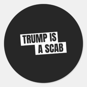 Sticker Rond Trump est un fléau
