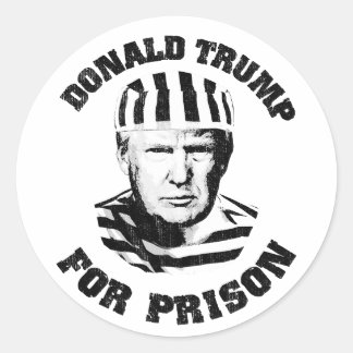 Sticker Rond Trump et son adversaire en prison
