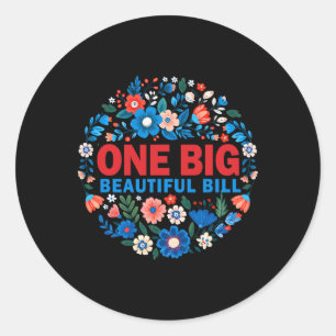 Sticker Rond Trump Grande Facture Une Grande Belle Facture Drôl