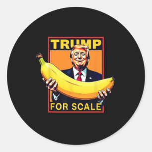 Sticker Rond Trump It's Nana (pour l'échelle) Starship Funny