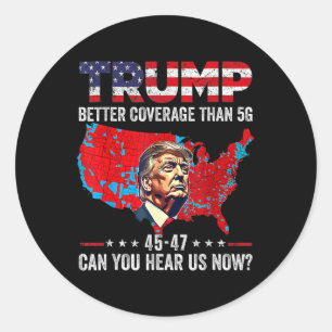 Sticker Rond Trump : mieux couvrir Trump le jour de l'investitu
