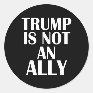 Sticker Rond Trump n'est pas un allié des Européens indépendant