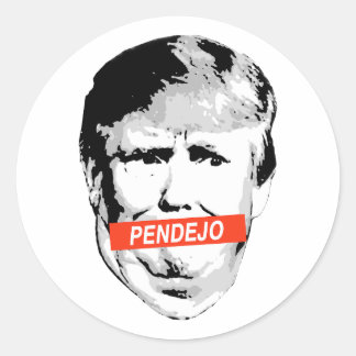 Sticker Rond Trump : Pendejo