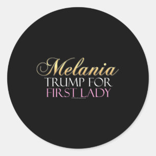 Sticker Rond Trump Pour La Première Dame Pro-Donald Trump